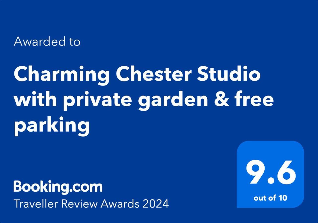 Charming Chester Studio With Private Garden & Free Parking Eksteriør bilde